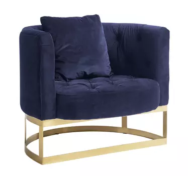 Кресло Lounge темно-синего цвета