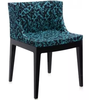 Кресло Mademoisele Memphis сине-черного цвета