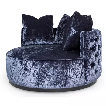 Кресло Monroe синего цвета