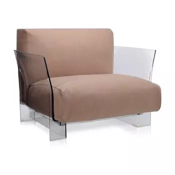 Кресло Pop коричневого цвета