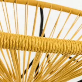 Кресло Samantha желтого цвета