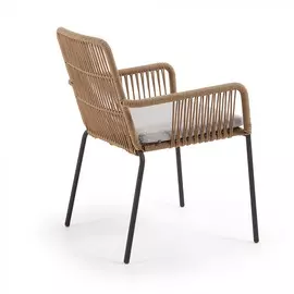 Кресло Samt коричневого цвета