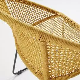 Кресло Sandrine горчичного цвета