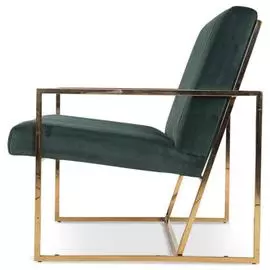 Кресло Santorini Line темно-зеленого цвета