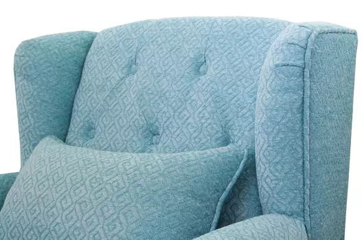 Кресло Scott Blue голубого цвета