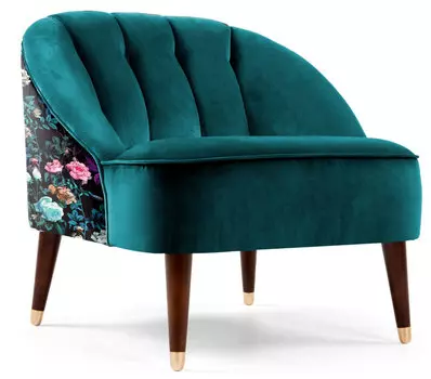 Кресло Secret Garden с каркасом и ножками из дуба