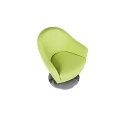 Кресло Shell салатового цвета