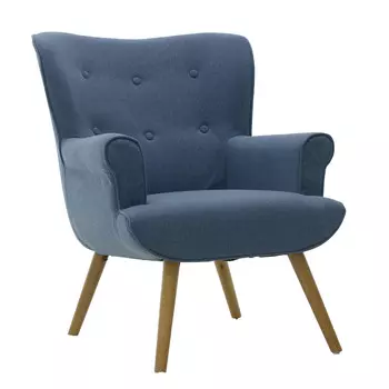 Кресло синего цвета