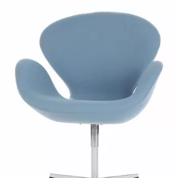 Кресло Swan голубого цвета