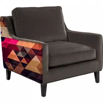 Кресло Triangle by James Soares коричневое