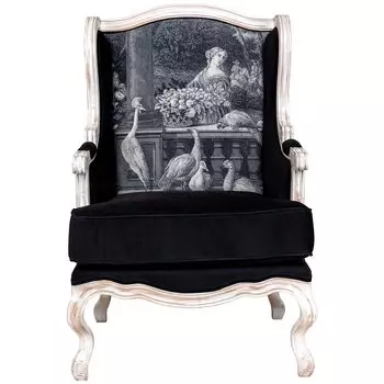 Кресло венсен с корпусом из натурального бука