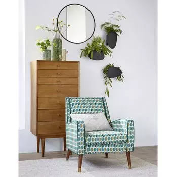 Кресло Wilde y серо-коричневого цвета