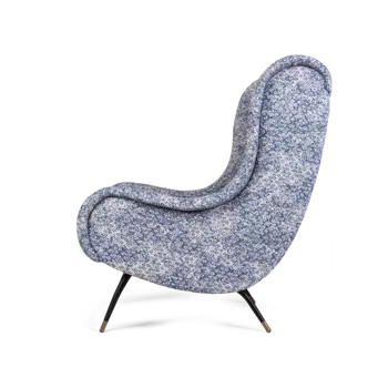 Кресло Zestasia сине-бежевого цвета