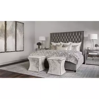 Кровать Ada пудрового цвета 160х200