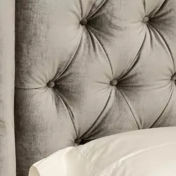 Кровать Ada серого цвета 160х200