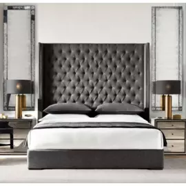 Кровать Adler Diamond бежевого цвета 160х200