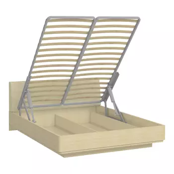 Кровать элеонора 180х200 бежевого цвета с подъемным механизмом