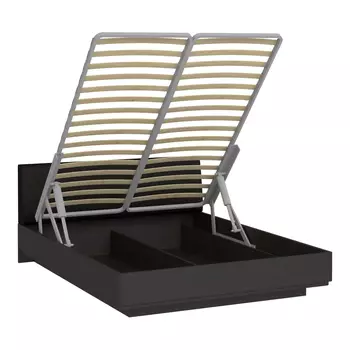 Кровать элеонора 180х200 черного цвета с подъемным механизмом