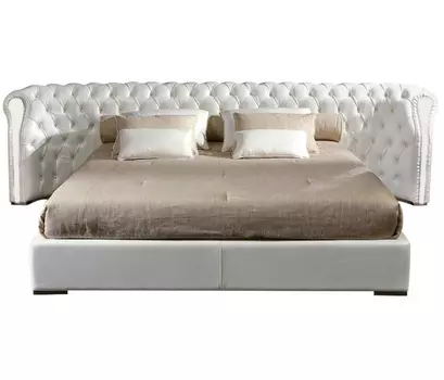 Кровать Alpha Omega бежевого цвета 180х200