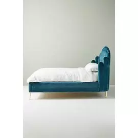 Кровать Amira синего цвета 180х200