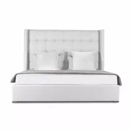 Кровать Berkley Box серого цвета 160х200 с подъёмным механизмом