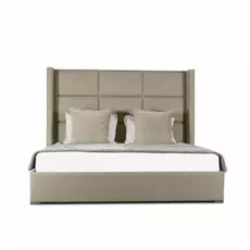 Кровать Berkley Wingedi Cube серого цвета 160х200