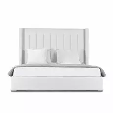 Кровать Berkley Wingedi Vertical серого цвета 180х200