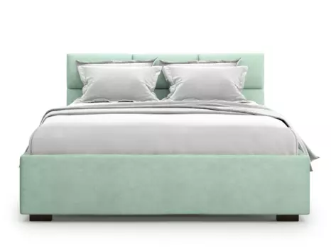 Кровать Bolsena 160х200 бирюзового цвета с подъемным механизмом