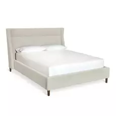 Кровать Carmichael темно-серого цвета 140х200