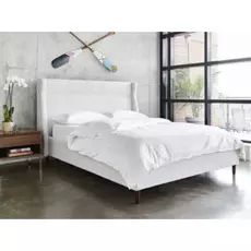 Кровать Carmichael темно-серого цвета 180х200