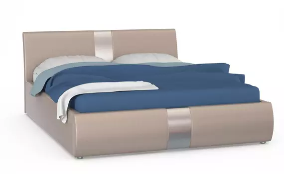 Кровать челси бежевого цвета 160х200