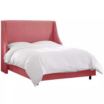 Кровать Davis Wingback Dusty Rose 180х200