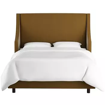 Кровать Davis Wingback Sand Velvet 180х200