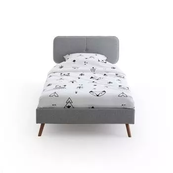 Кровать детская Andy серого цвета 90x190