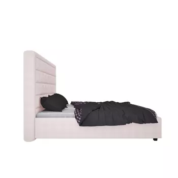 Кровать Elizabeth велюр пыльная роза 200х200