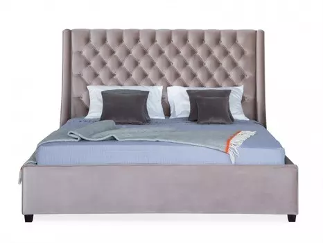 Кровать Emerald бежевого цвета 160х200