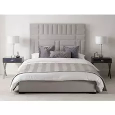 Кровать Emilio серого цвета 180х200