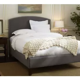 Кровать Fillmore One серого цвета 160х200 с подъемным механизмом