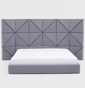 Кровать Floe Comforty серого цвета 160х200