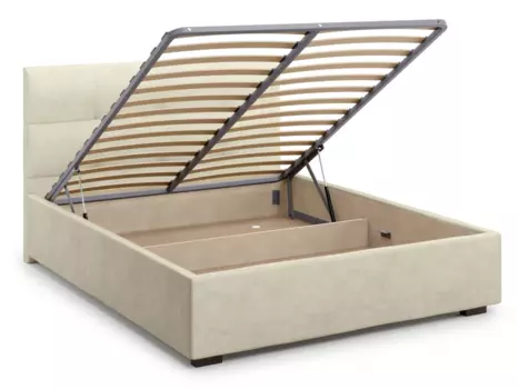 Кровать Garda 180х200 бежевого цвета с подъемным механизмом