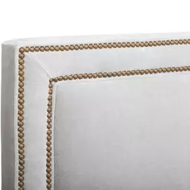 Кровать Hamilton Tall серого цвета 140х200