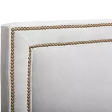 Кровать Hamilton Tall серого цвета 200х200