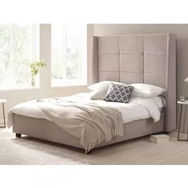 Кровать Harold серого цвета 140х200