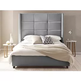 Кровать Harold серого цвета 180х200 с подъёмным механизмом