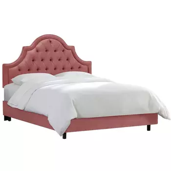 Кровать Harvey Tufted Rose Velvet 180х200