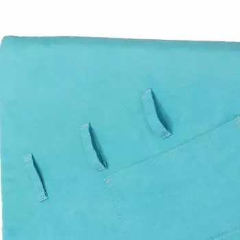 Кровать Henner High 90x200 голубого цвета с подъемным механизмом