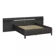 Кровать илона 160х200 темно-коричневого цвета