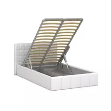 Кровать инуа 120х200 белого цвета с подъемным механизмом