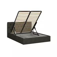 Кровать инуа 160х200 черного цвета с подъемным механизмом