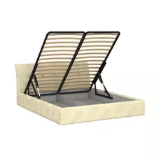 Кровать инуа 180х200 бежевого цвета с подъемным механизмом